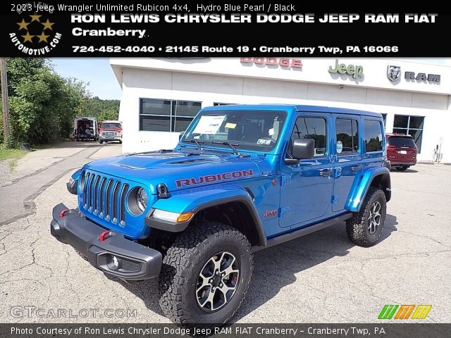 2023 Jeep Wrangler Unlimited Rubicon 4x4 in Hydro Blue Pearl