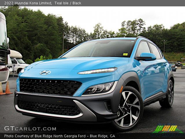 2022 Hyundai Kona Limited in Teal Isle