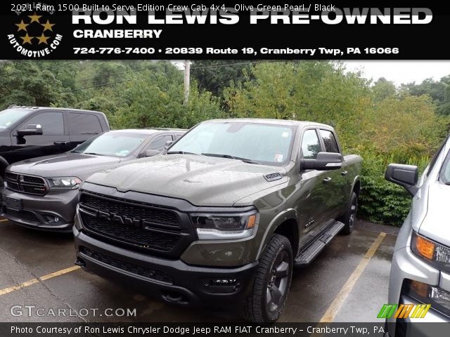 2021 Ram 1500 Built to Serve Edition Crew Cab 4x4 in Olive Green Pearl
