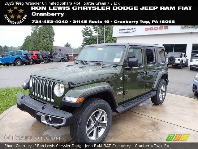 2023 Jeep Wrangler Unlimited Sahara 4x4 in Sarge Green