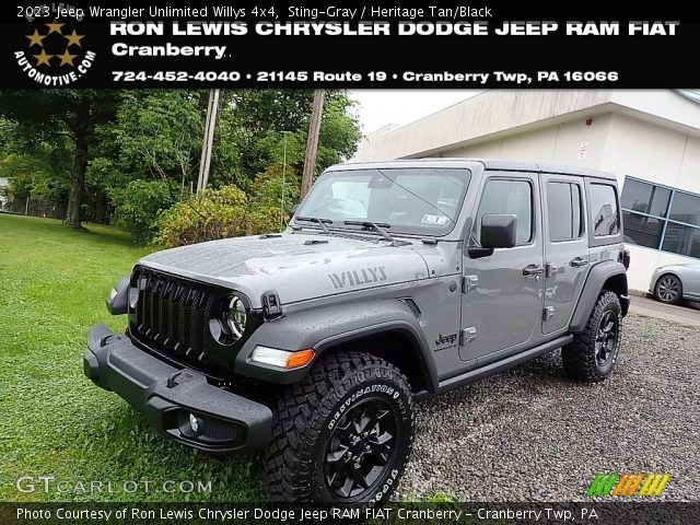 2023 Jeep Wrangler Unlimited Willys 4x4 in Sting-Gray