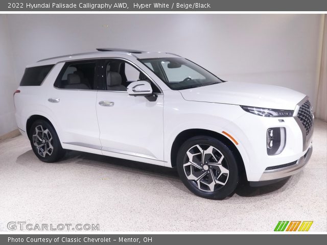2022 Hyundai Palisade Calligraphy AWD in Hyper White