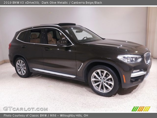 2019 BMW X3 xDrive30i in Dark Olive Metallic