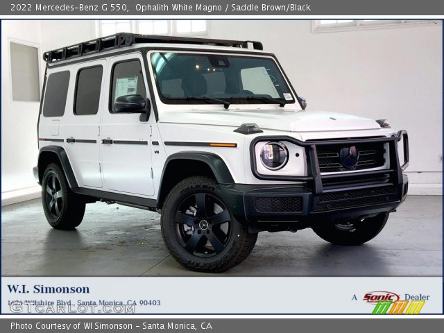 2022 Mercedes-Benz G 550 in Ophalith White Magno
