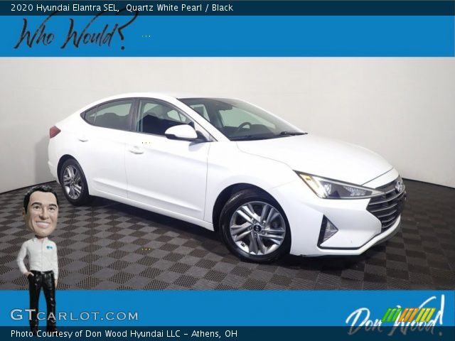 2020 Hyundai Elantra SEL in Quartz White Pearl