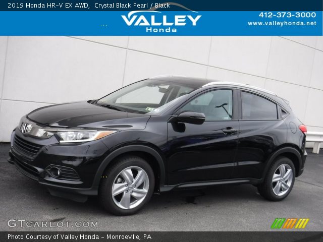 2019 Honda HR-V EX AWD in Crystal Black Pearl