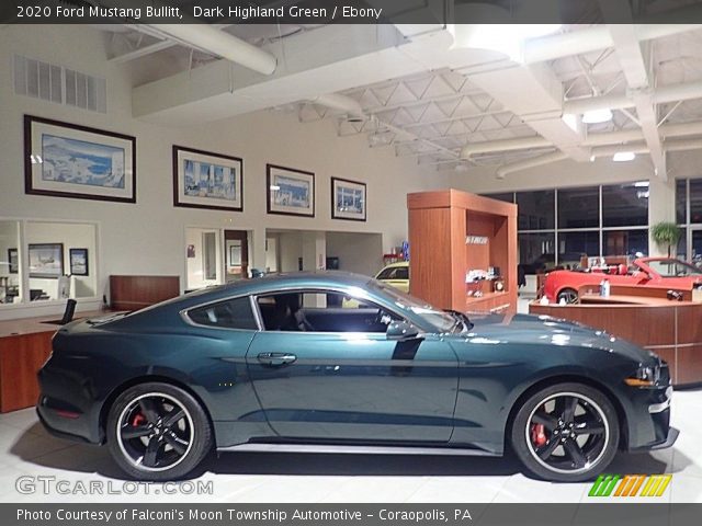 2020 Ford Mustang Bullitt in Dark Highland Green