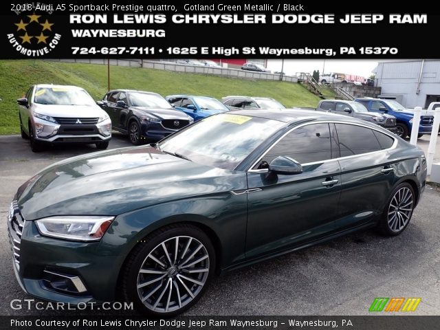 2018 Audi A5 Sportback Prestige quattro in Gotland Green Metallic