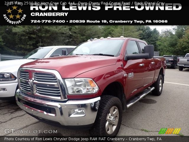 2015 Ram 2500 Big Horn Crew Cab 4x4 in Deep Cherry Red Crystal Pearl