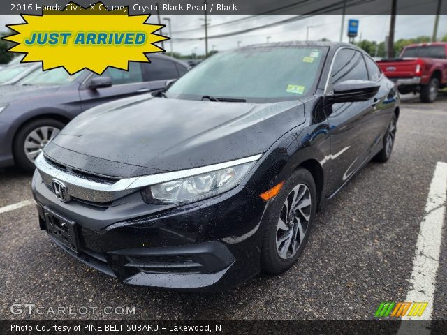 2016 Honda Civic LX Coupe in Crystal Black Pearl