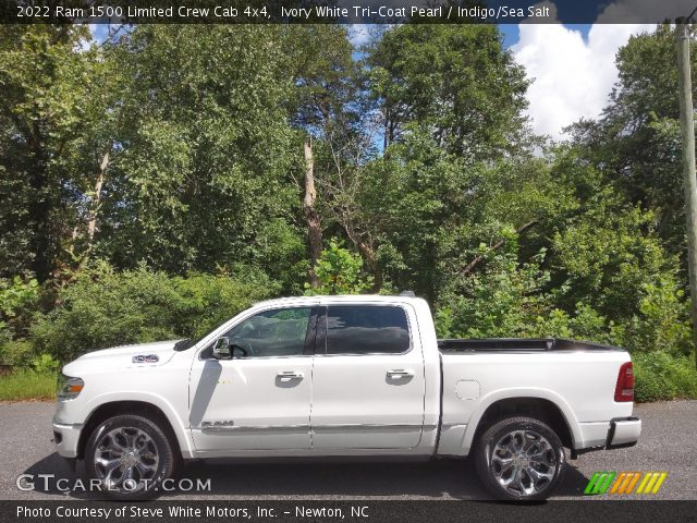 2022 Ram 1500 Limited Crew Cab 4x4 in Ivory White Tri-Coat Pearl