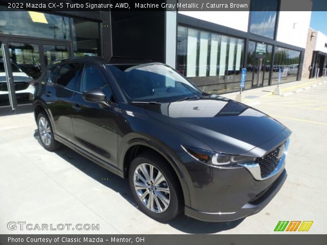 2022 Mazda CX-5 Turbo Signature AWD in Machine Gray Metallic