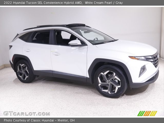 2022 Hyundai Tucson SEL Convienience Hybrid AWD in White Cream Pearl