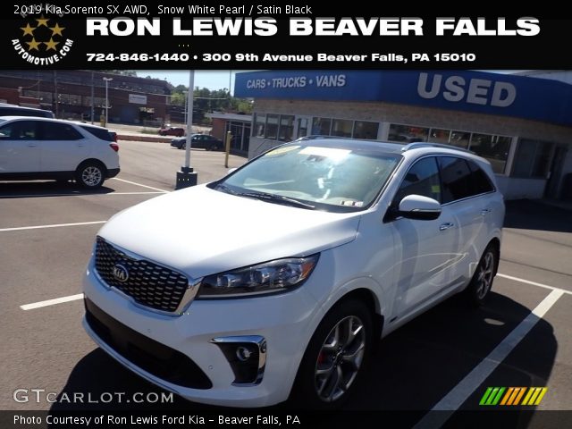 2019 Kia Sorento SX AWD in Snow White Pearl