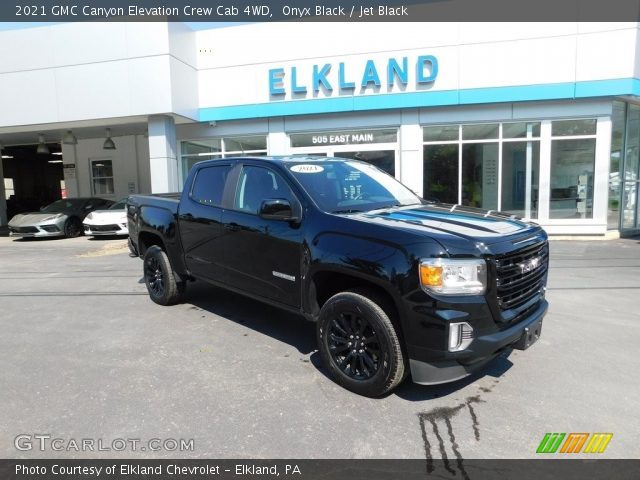 2021 GMC Canyon Elevation Crew Cab 4WD in Onyx Black