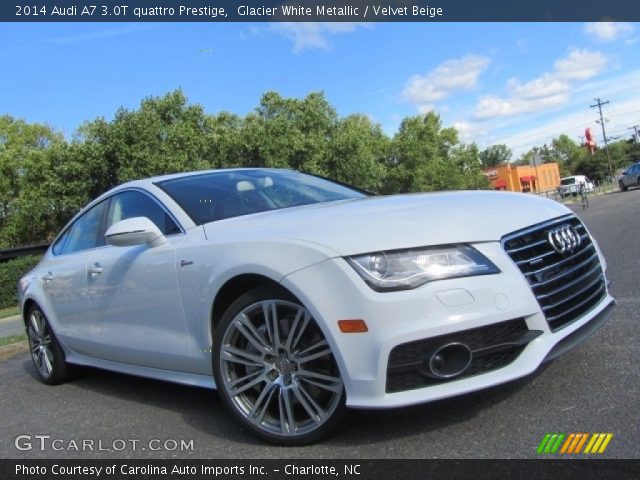 2014 Audi A7 3.0T quattro Prestige in Glacier White Metallic