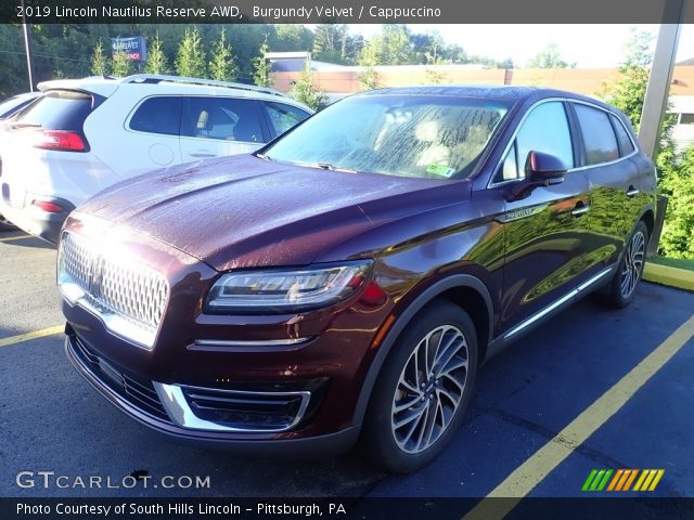 2019 Lincoln Nautilus Reserve AWD in Burgundy Velvet