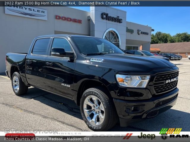 2022 Ram 1500 Big Horn Crew Cab 4x4 in Diamond Black Crystal Pearl