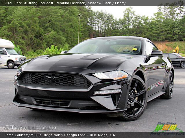2020 Ford Mustang EcoBoost Premium Fastback in Shadow Black