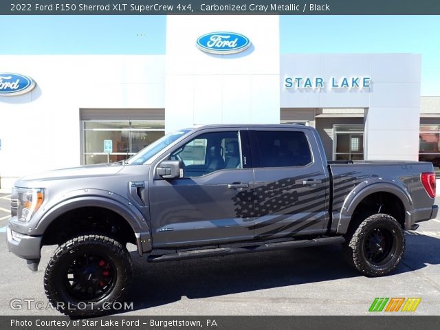 2022 Ford F150 Sherrod XLT SuperCrew 4x4 in Carbonized Gray Metallic