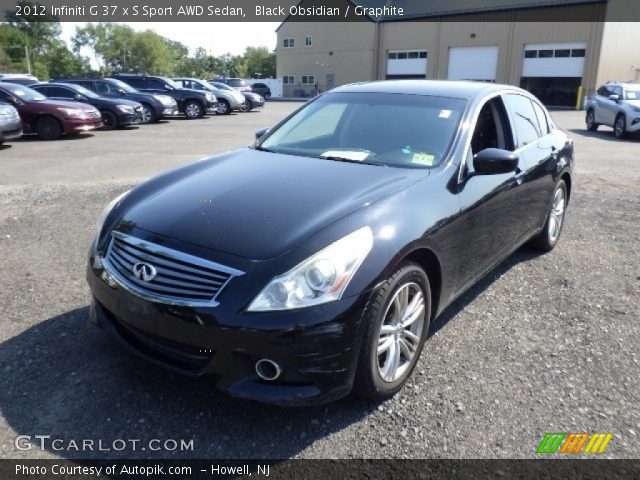 2012 Infiniti G 37 x S Sport AWD Sedan in Black Obsidian
