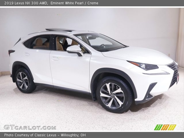 2019 Lexus NX 300 AWD in Eminent White Pearl