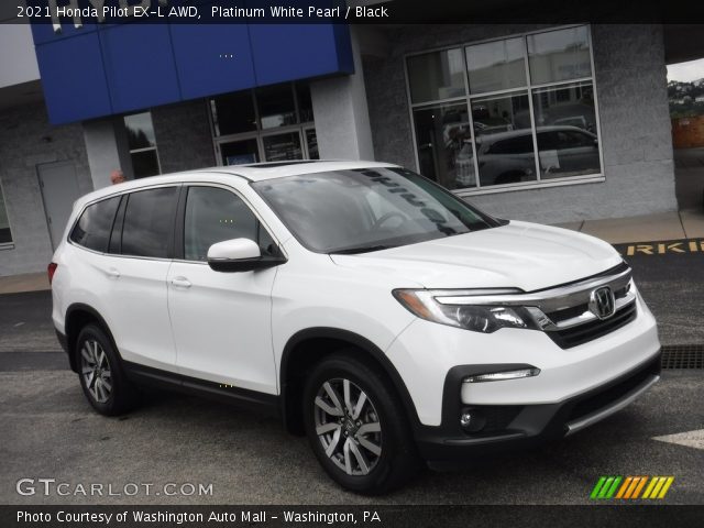 2021 Honda Pilot EX-L AWD in Platinum White Pearl