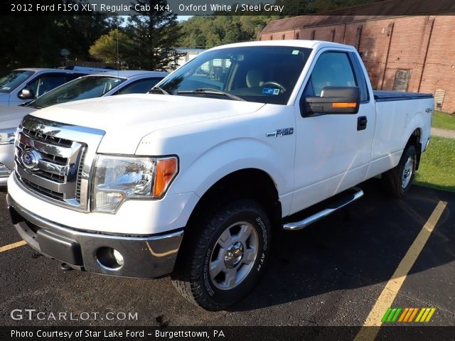 2012 Ford F150 XLT Regular Cab 4x4 in Oxford White