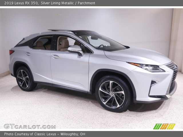 2019 Lexus RX 350 in Silver Lining Metallic