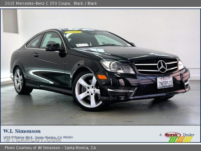 2015 Mercedes-Benz C 350 Coupe in Black