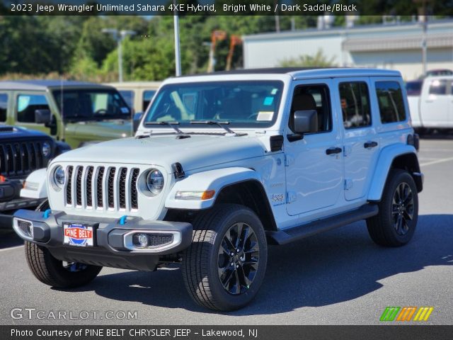 2023 Jeep Wrangler Unlimited Sahara 4XE Hybrid in Bright White