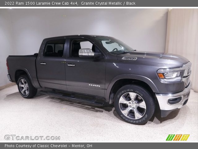 2022 Ram 1500 Laramie Crew Cab 4x4 in Granite Crystal Metallic