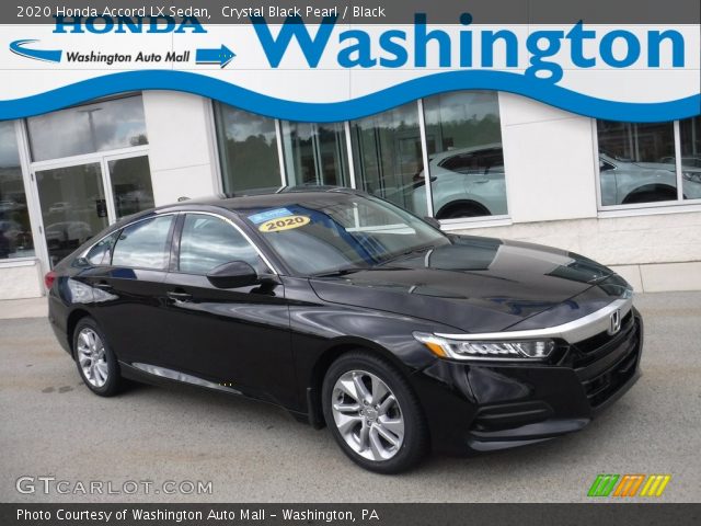 2020 Honda Accord LX Sedan in Crystal Black Pearl