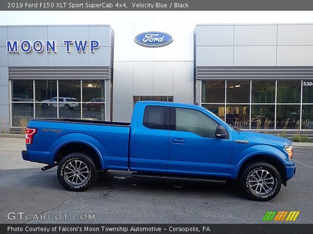 2019 Ford F150 XLT Sport SuperCab 4x4 in Velocity Blue