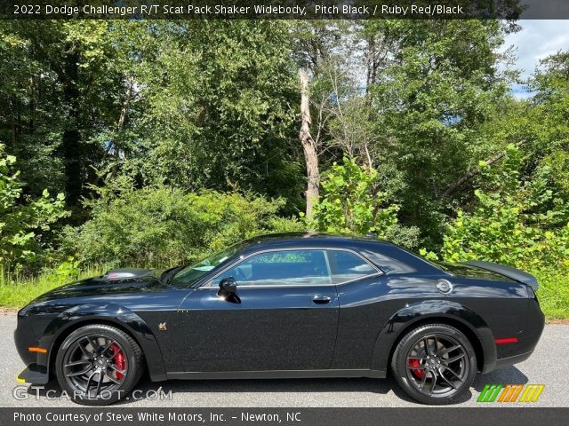 2022 Dodge Challenger R/T Scat Pack Shaker Widebody in Pitch Black
