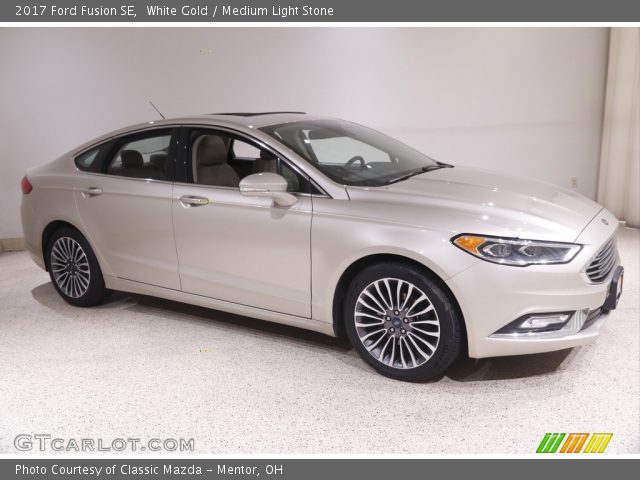 2017 Ford Fusion SE in White Gold