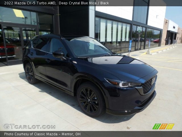 2022 Mazda CX-5 Turbo AWD in Deep Crystal Blue Mica