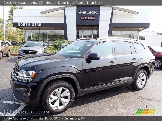 2018 Volkswagen Atlas SE 4Motion in Deep Black Pearl