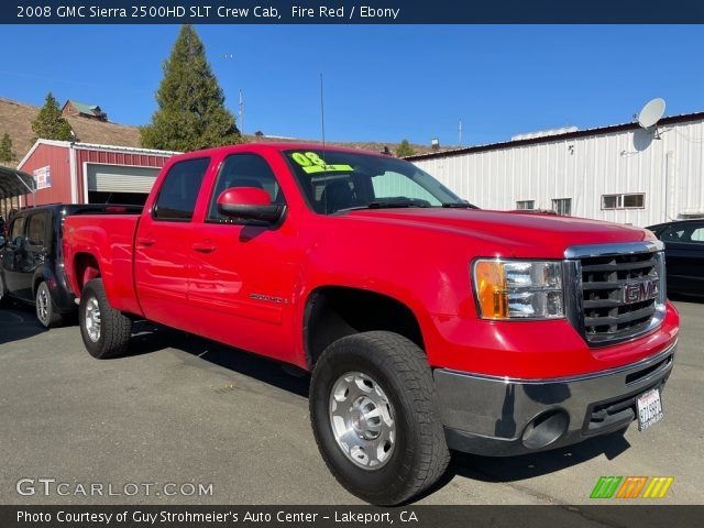 2008 GMC Sierra 2500HD SLT Crew Cab in Fire Red