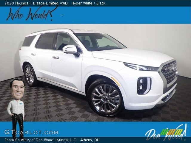 2020 Hyundai Palisade Limited AWD in Hyper White