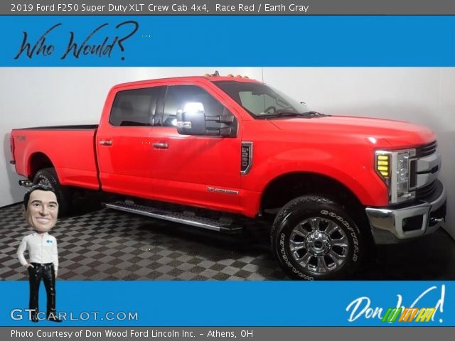 2019 Ford F250 Super Duty XLT Crew Cab 4x4 in Race Red