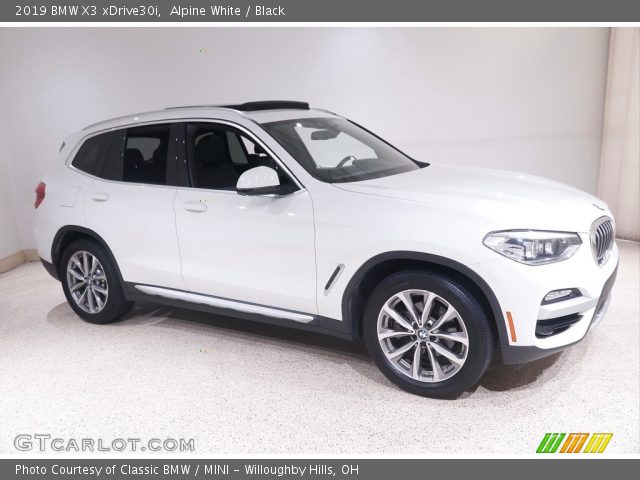 2019 BMW X3 xDrive30i in Alpine White