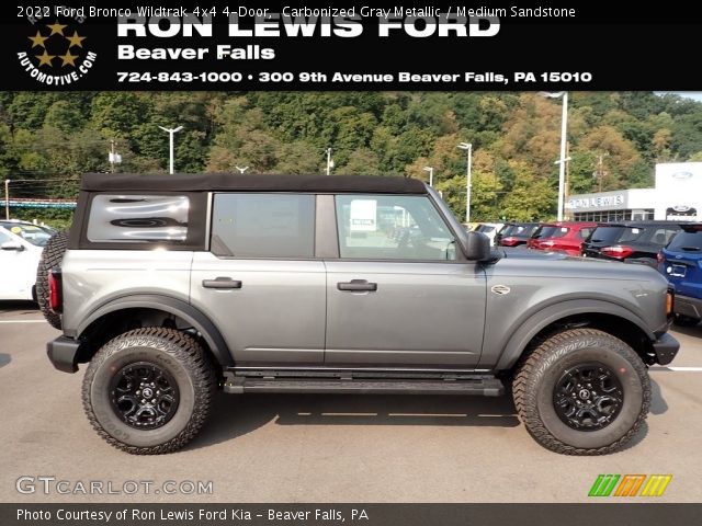 2022 Ford Bronco Wildtrak 4x4 4-Door in Carbonized Gray Metallic