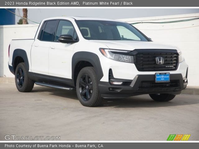 2023 Honda Ridgeline Black Edition AWD in Platinum White Pearl
