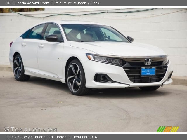 2022 Honda Accord Sport in Platinum White Pearl