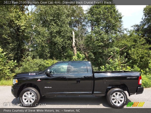 2022 Ram 2500 Big Horn Crew Cab 4x4 in Diamond Black Crystal Pearl