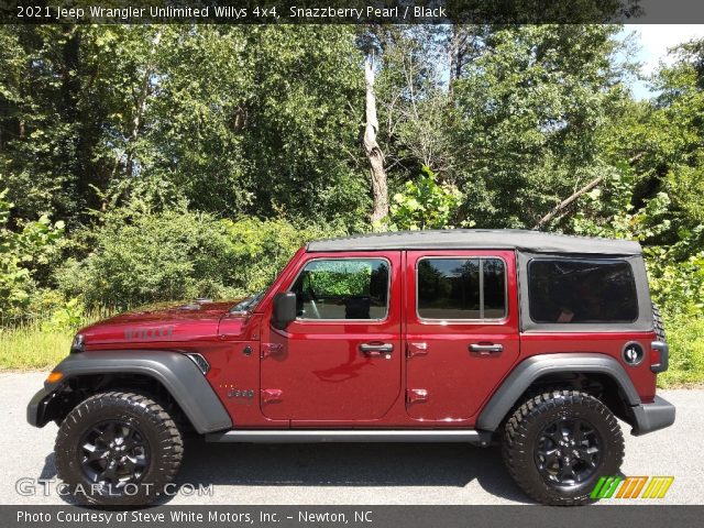 2021 Jeep Wrangler Unlimited Willys 4x4 in Snazzberry Pearl