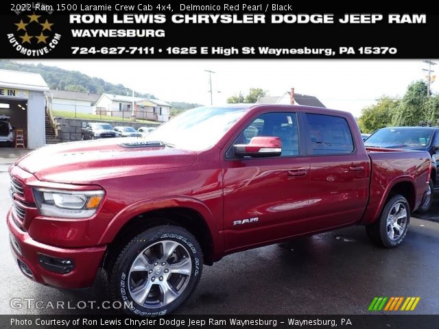 2022 Ram 1500 Laramie Crew Cab 4x4 in Delmonico Red Pearl