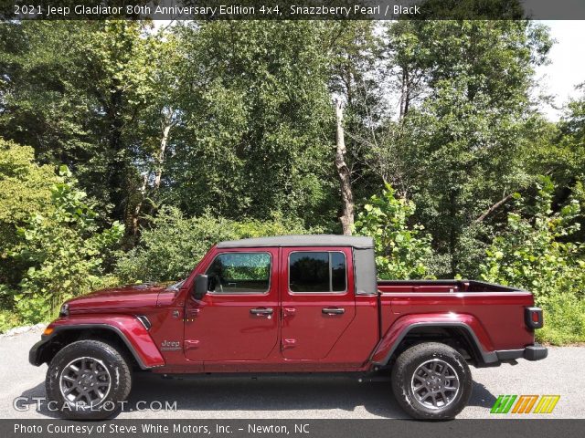 2021 Jeep Gladiator 80th Anniversary Edition 4x4 in Snazzberry Pearl