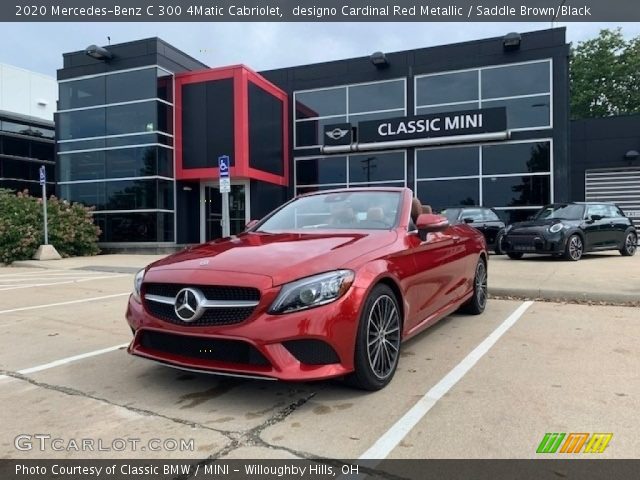 2020 Mercedes-Benz C 300 4Matic Cabriolet in designo Cardinal Red Metallic